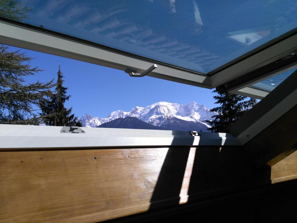 Mont Etape , F2, 42 M2, Calme, Vue Mt Blanc Apartment Passy  Exterior photo